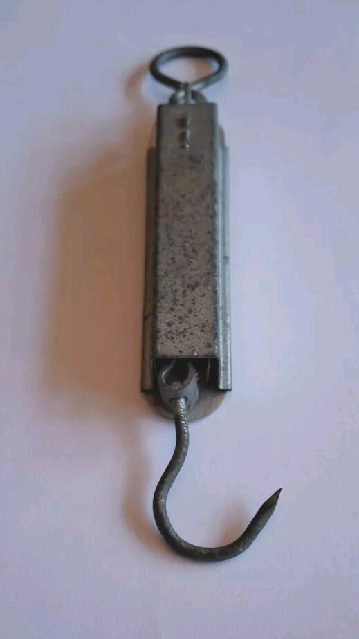 Ideal Supply School Scale S413 Vintage Hand Spring & Hook 6 lbs Chicago USA