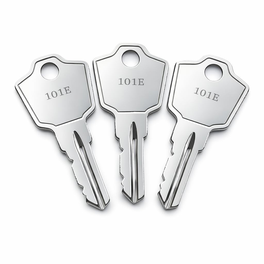 3PCS 111E Replacement Keys Cut to Code 101E–225E Compatible with HON Office
