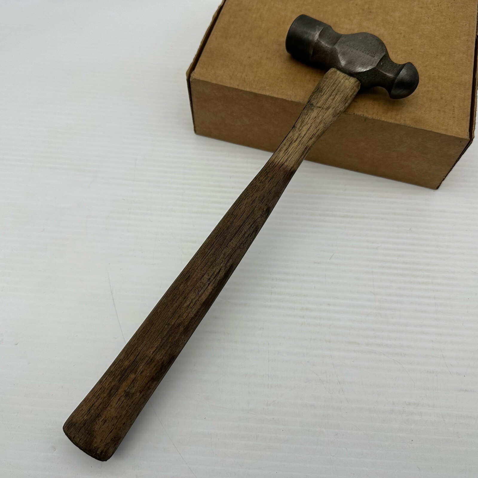 Craftsman Ball Peen Hammer Original Wood Handle USA Vintage Tool 1.34 Lb Overall