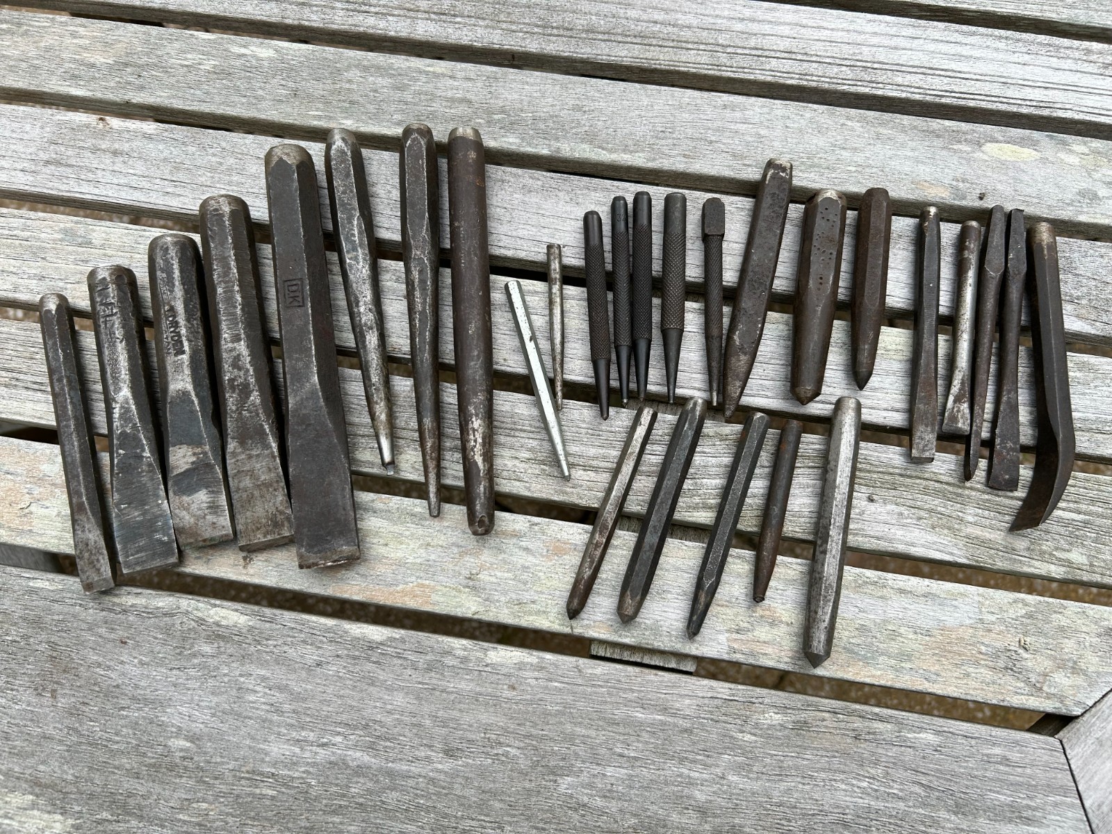 Job Lot Engineering Metalworking Chisels Centre Punches