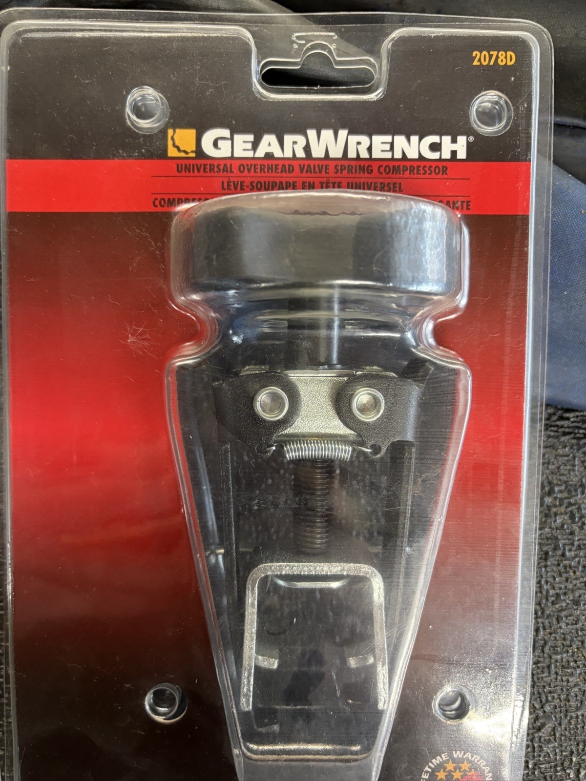 Gear Wrench Universal Overhead Valve Spring Compressor
