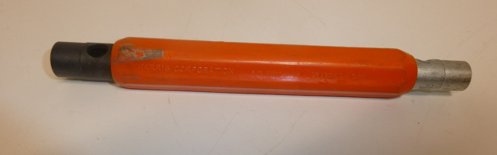 Vtg. Harris Dracon Can Wrench Orange 7/16″ & 3/8″ Telephone Lineman Tool 44007