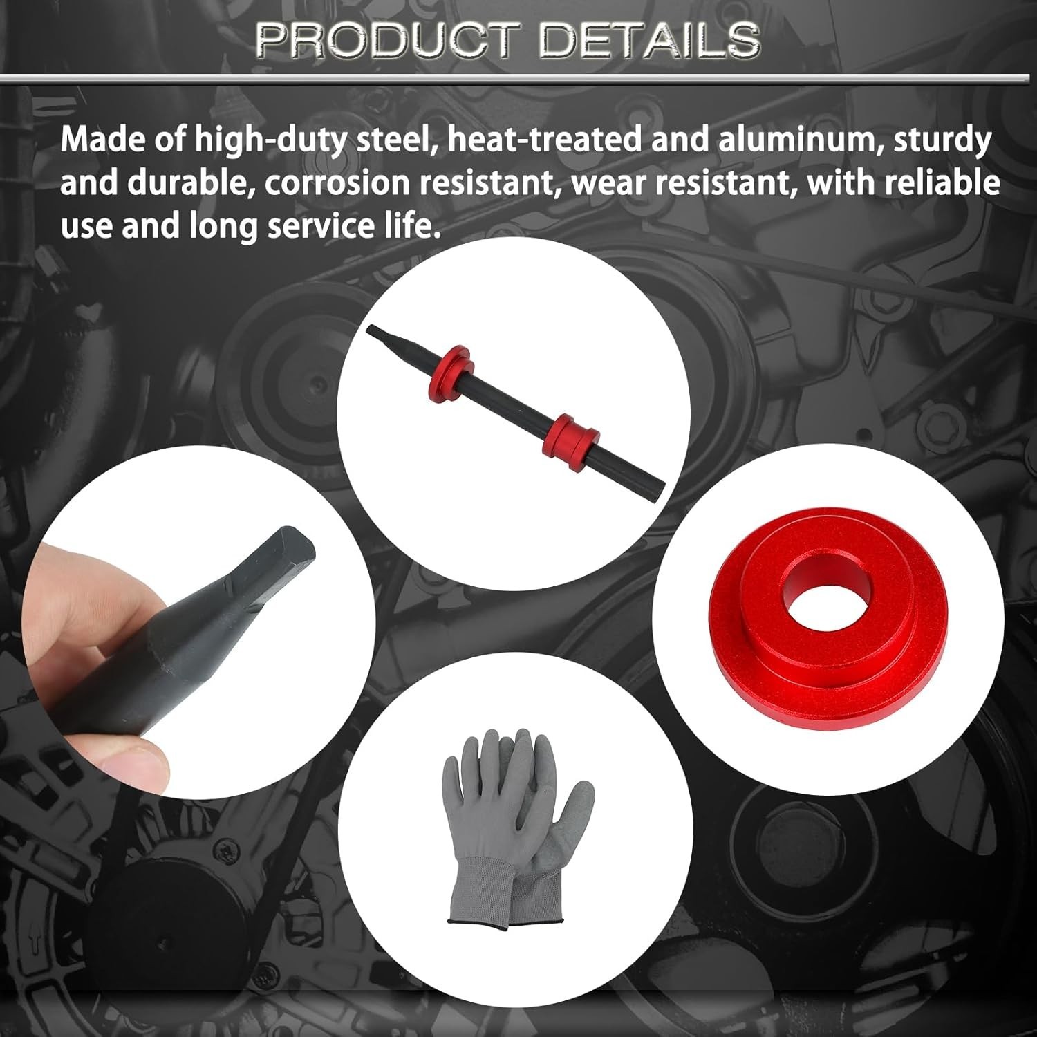 Oil Pump Primer Tool, Compatible with GM Chevy V6 V8 SBC 350 BBC 454 Small and