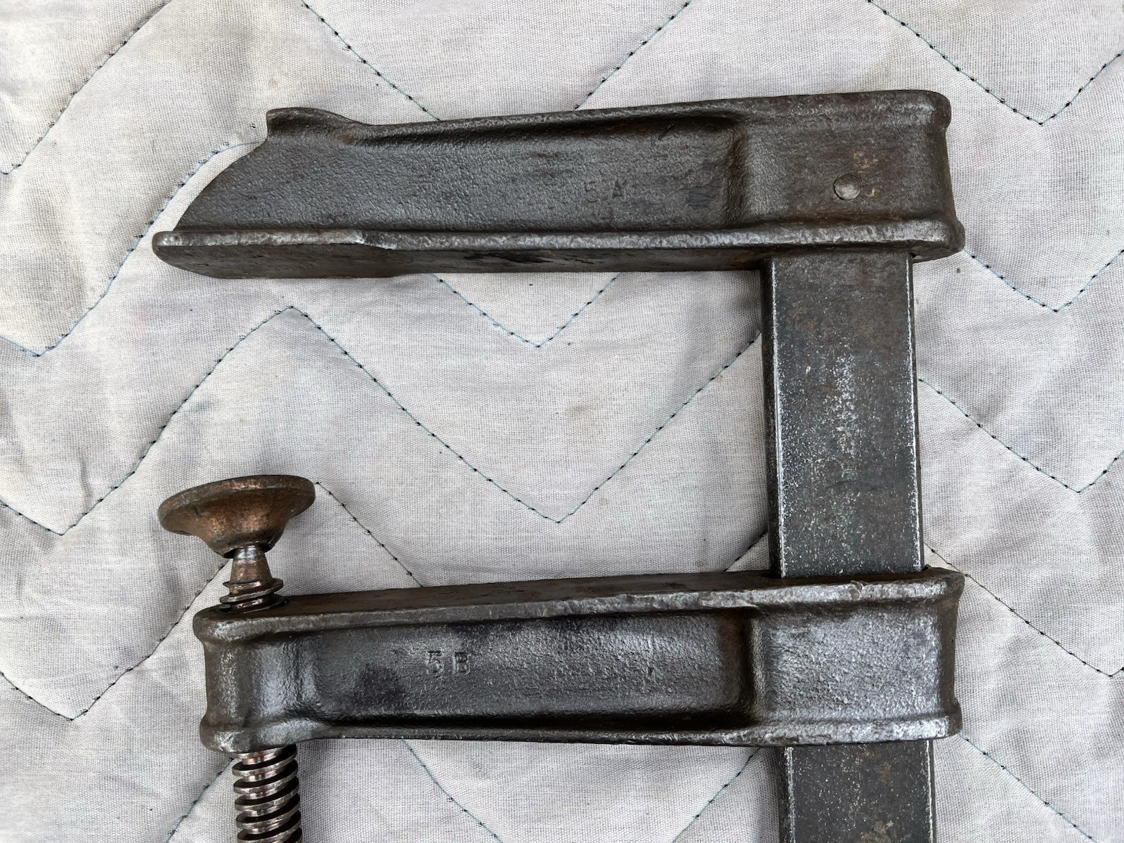 Vintage Wetzler Quick Action Clamp 512S Style No. 5 Steel Handle
