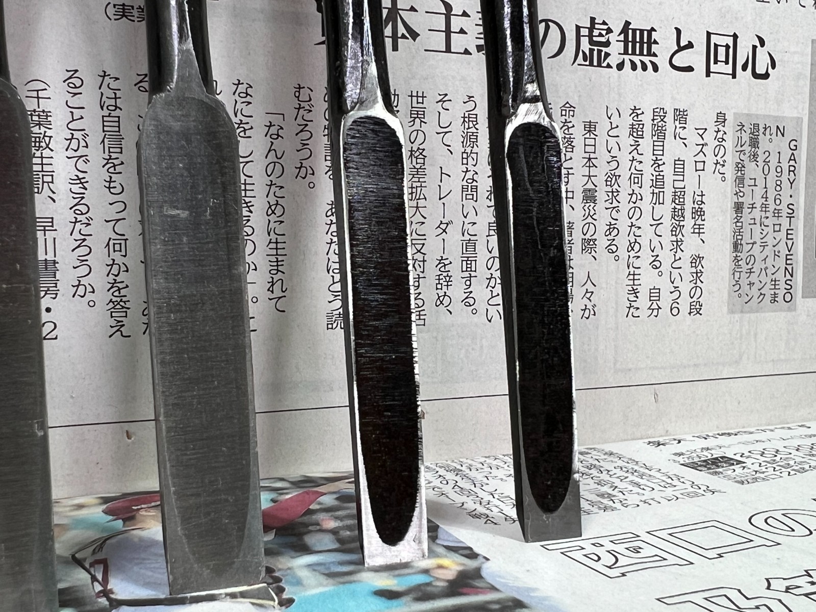 Vintage Japanese Chisel Oiire nomi 7set made by blacksmith /Hammer Hand Tool g94