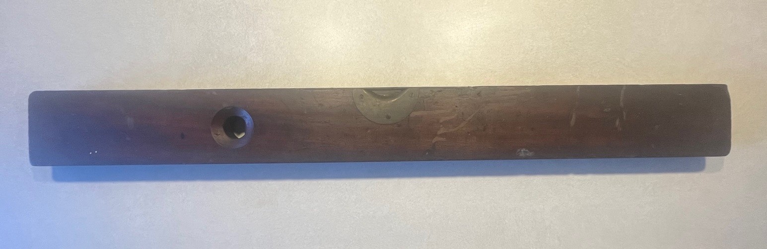 Antique D.M. Lyon & Clearman Carpenter’s Spirit Level Cincinnati OH c.1856-1858