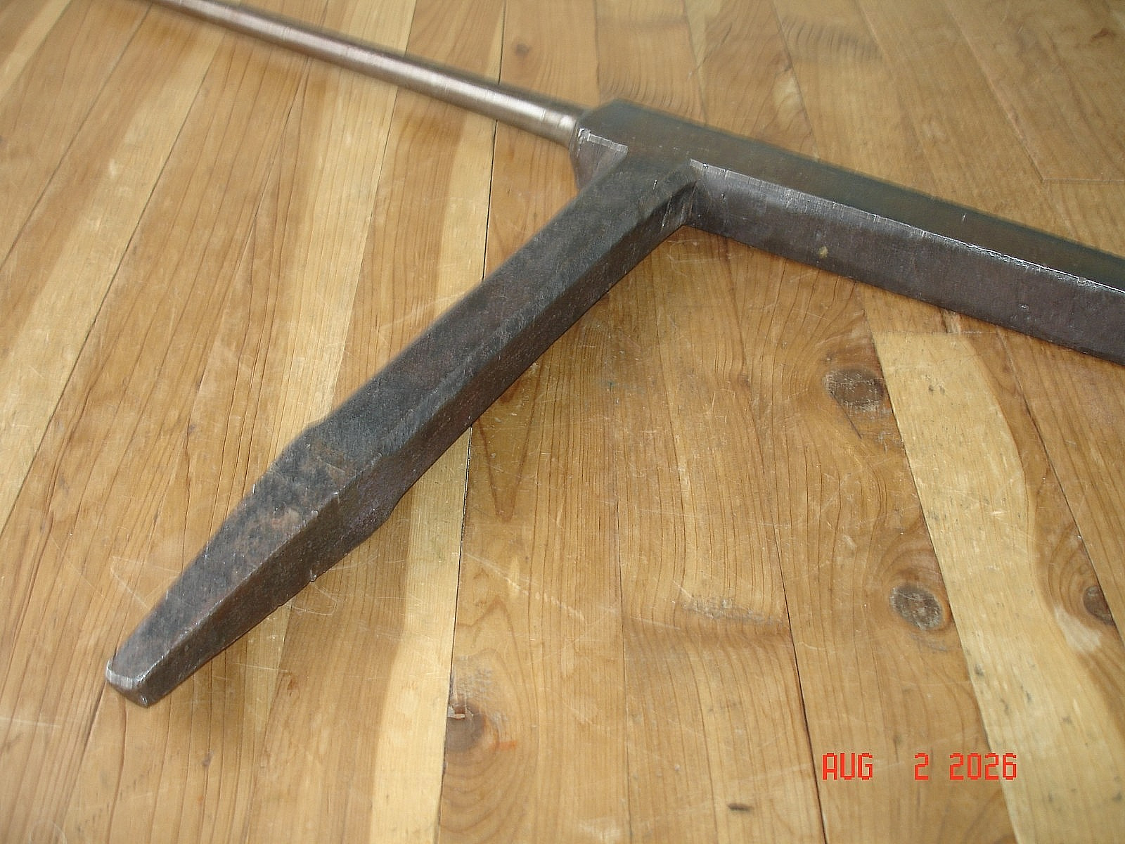 VINTAGE P.S &W. CO. CLEVELAND TINSMITH BLACKSMITH STAKE ANVIL HARDY 20″ TOOL USA