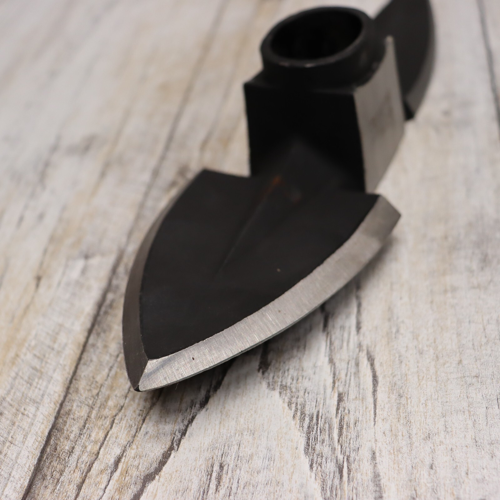 Village Blacksmith 2.5 LB Forged Steel Edged Mattock Pickaxe Hoe Heads, SET OF 2