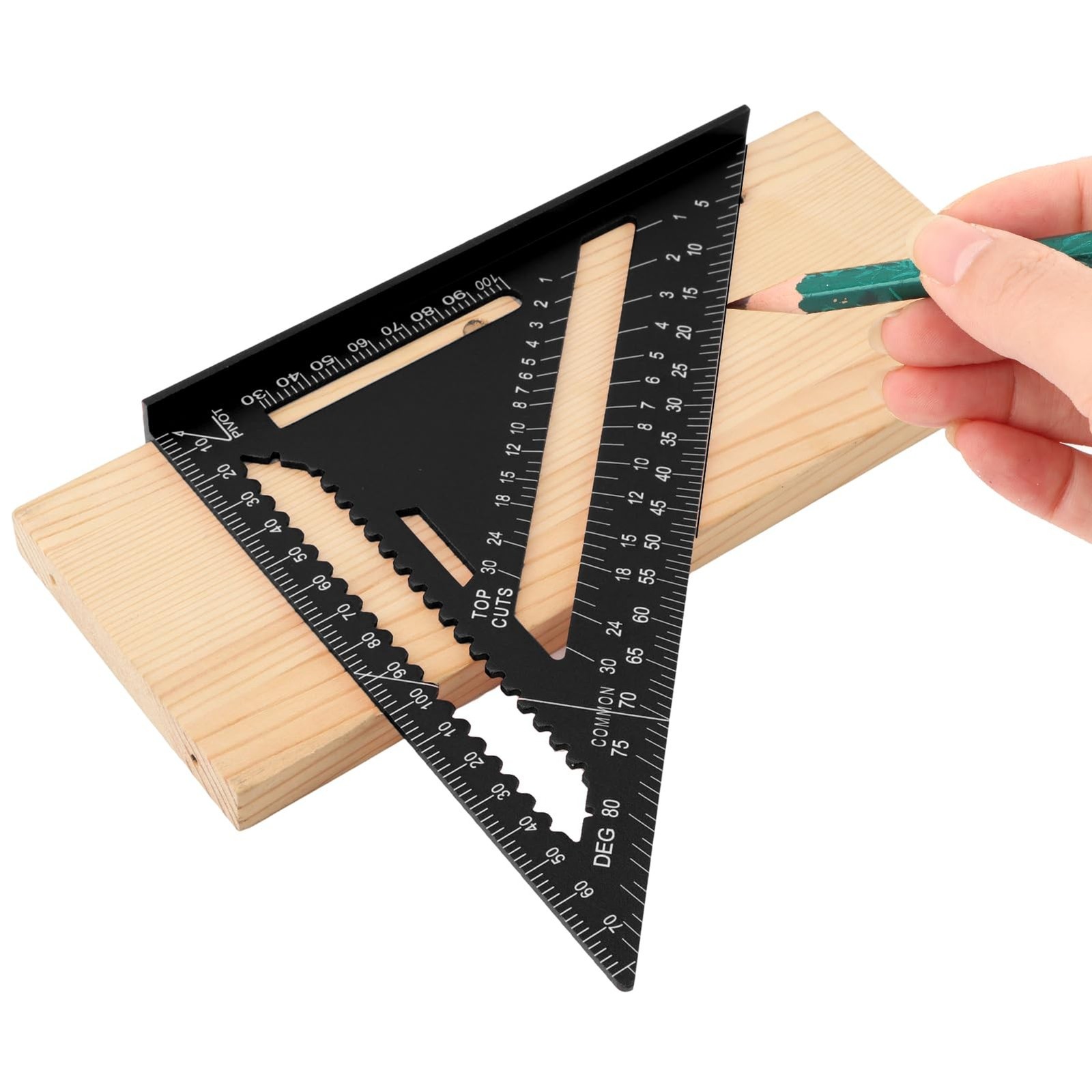 Carpenter Square 7 Inch Rafter Square for Angle Drawing Triangle Carpenter Sq…
