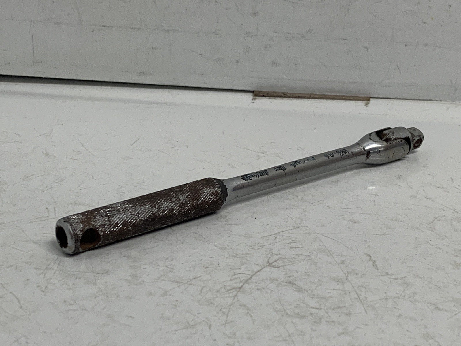 Vintage Armstrong Armaloy 1/4″ Drive Breaker Bar NM-42 USA w/Knurled Handle A022