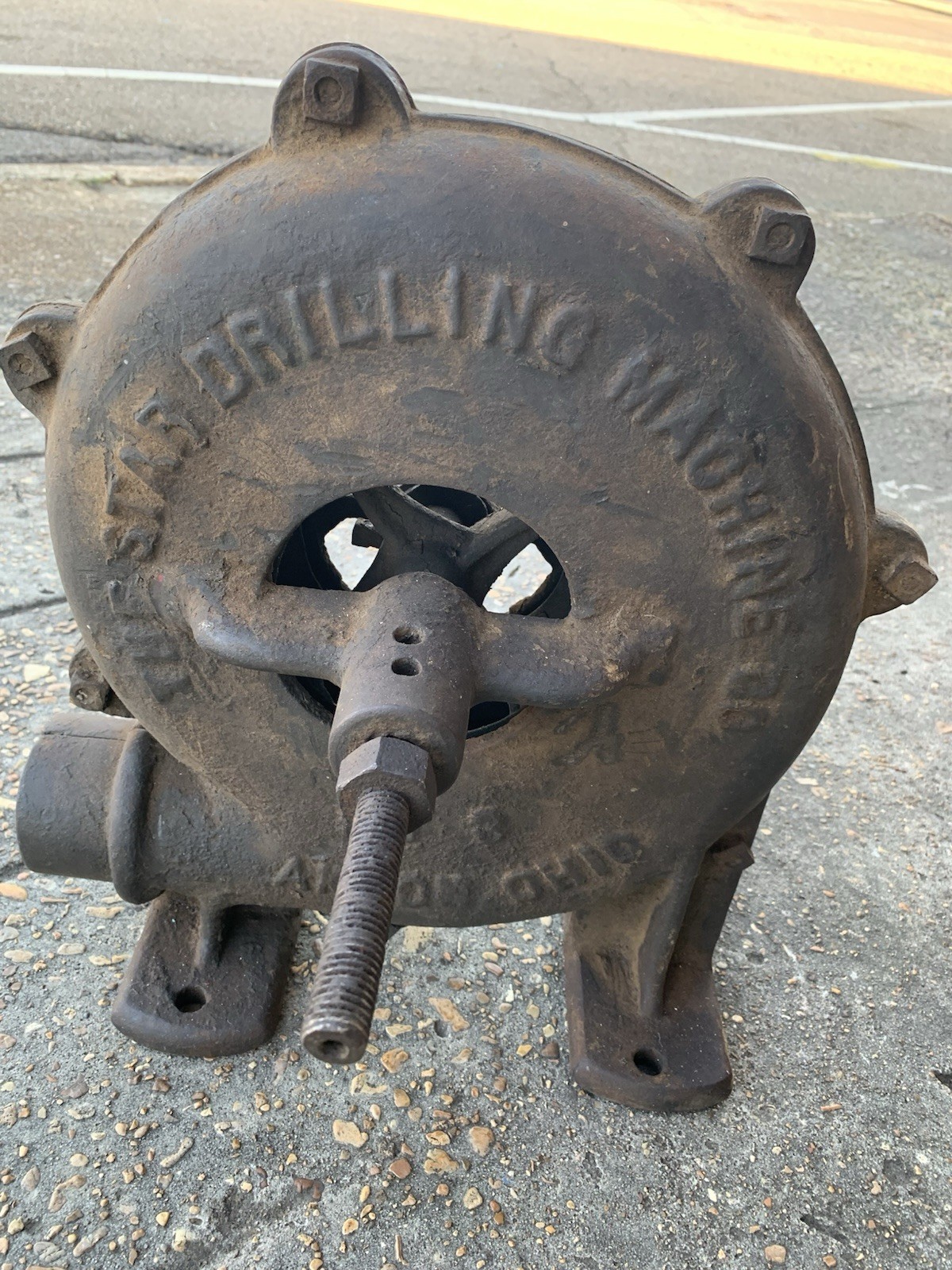 Antique Rare STAR No. 3 Blacksmith Hand Forge Blower Akron Ohio Star Drilling Co
