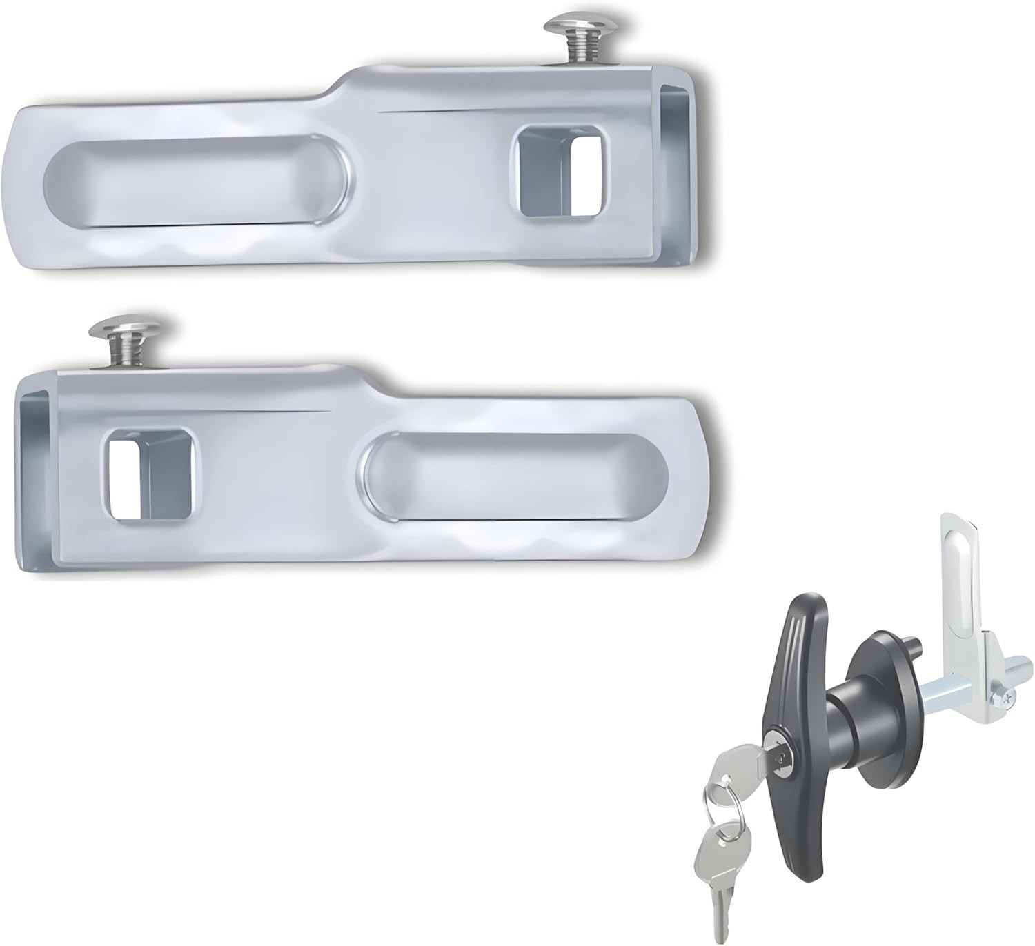 2PCS Truck Cap Locking T-Handle Cam, T Handle Locks Cam for Truck Topper, Camper