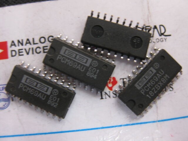 1x PCM69AU Advanced 1-Bit BiCMOS Dual 18-Bit DIGITAL-TO-ANALOG CONVERTER PCM69