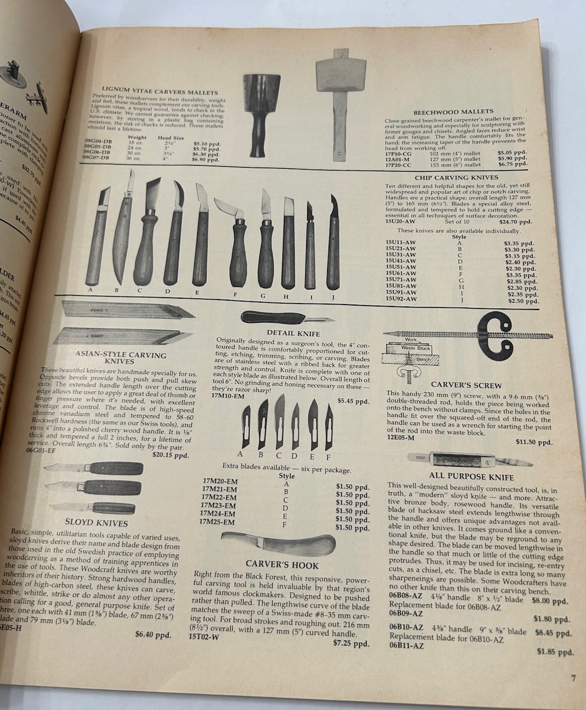 Woodcraft Supply Corp 1976 Catalog Woodworking Tools Woburn MA
