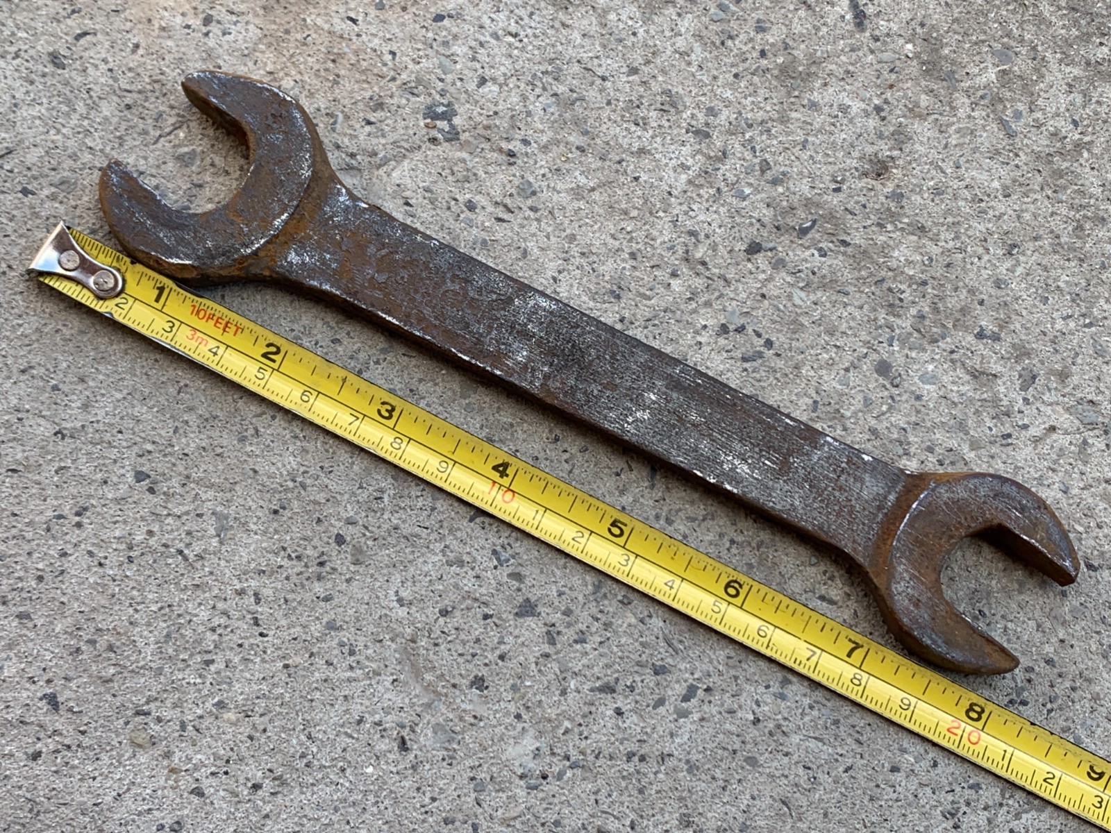 Vintage Open End Wrench / Soviet Old Hand Tool / Made in USSR.