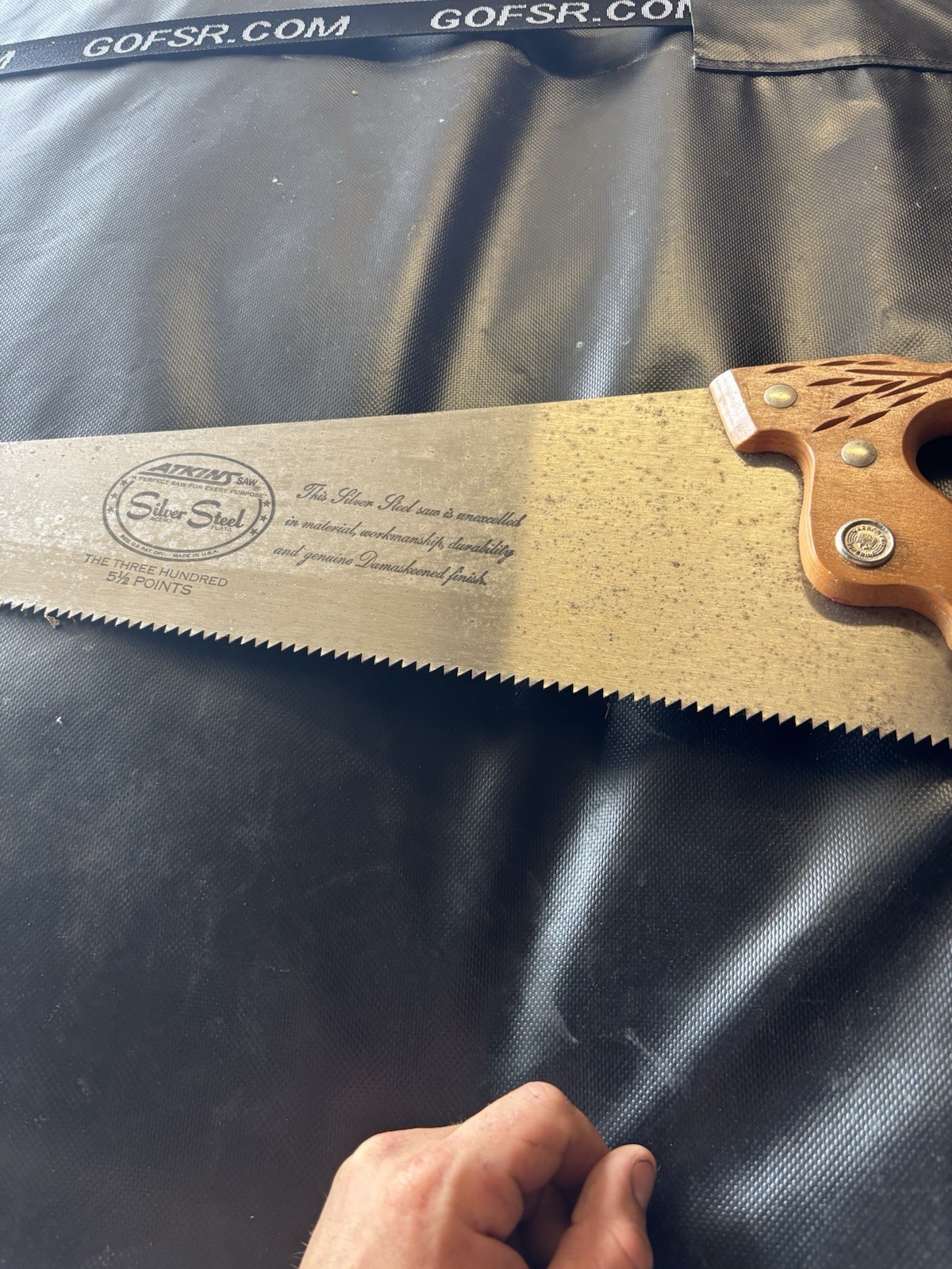 ATKINS Silver Steel Hand Saw The Three Hundred 10 TPI 26” Excellent