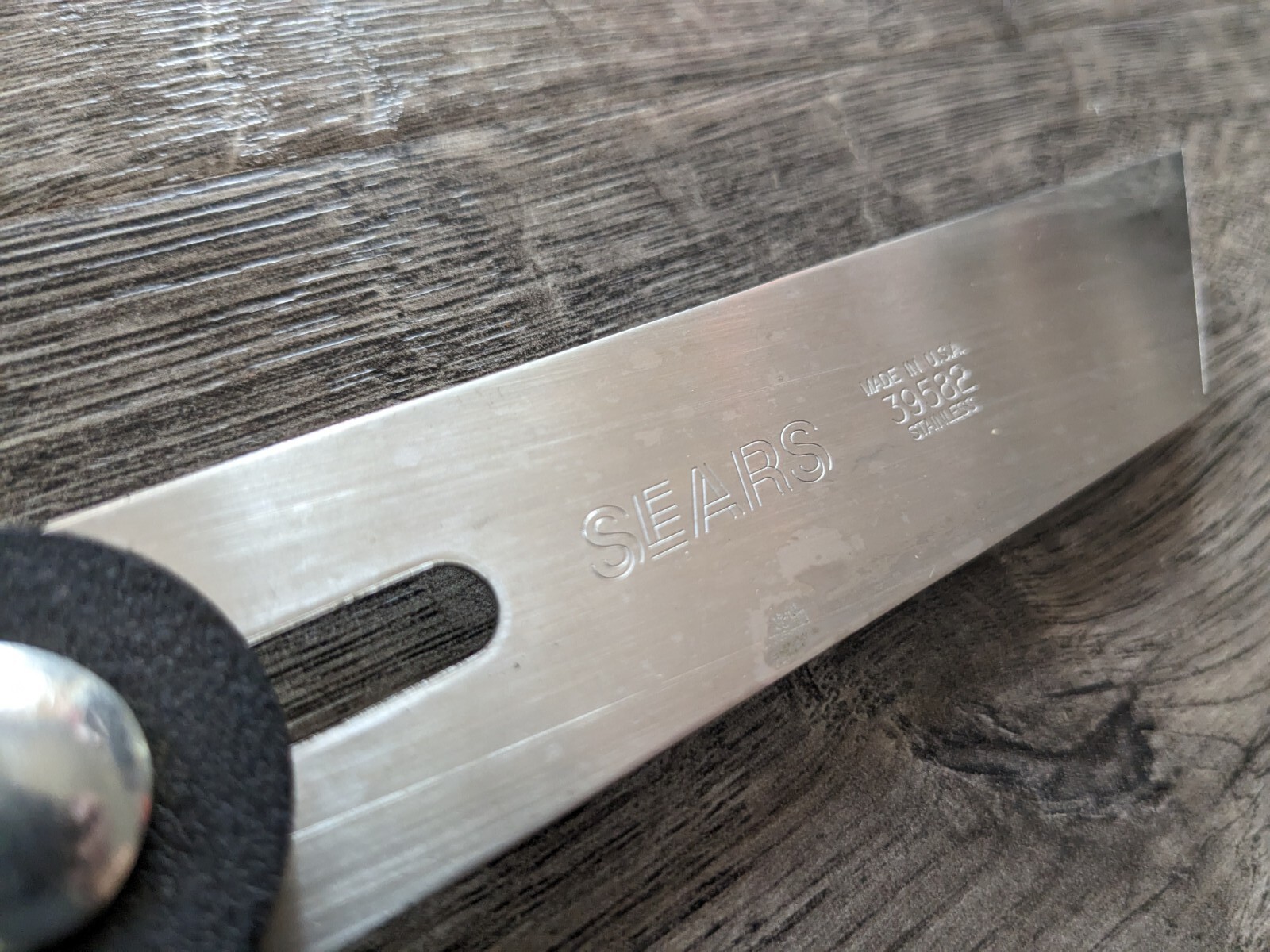 Sears Roebuck Clamp Stainless Steel Adjustable T-Bevel No 39582