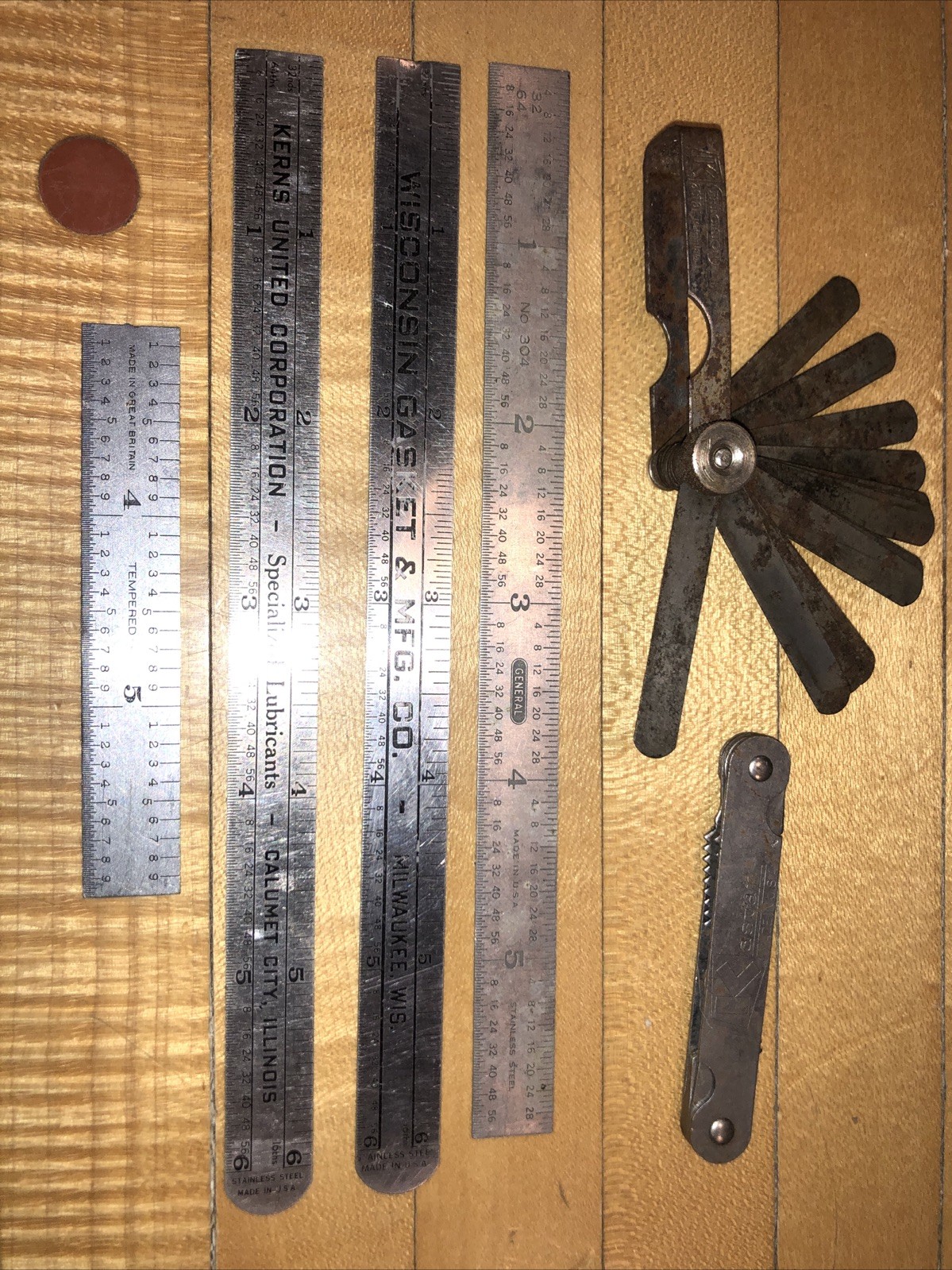 VTG LOT Starrett Brown & Sharpe Lufkin Machinist Tools (See Details!!) Free S&H