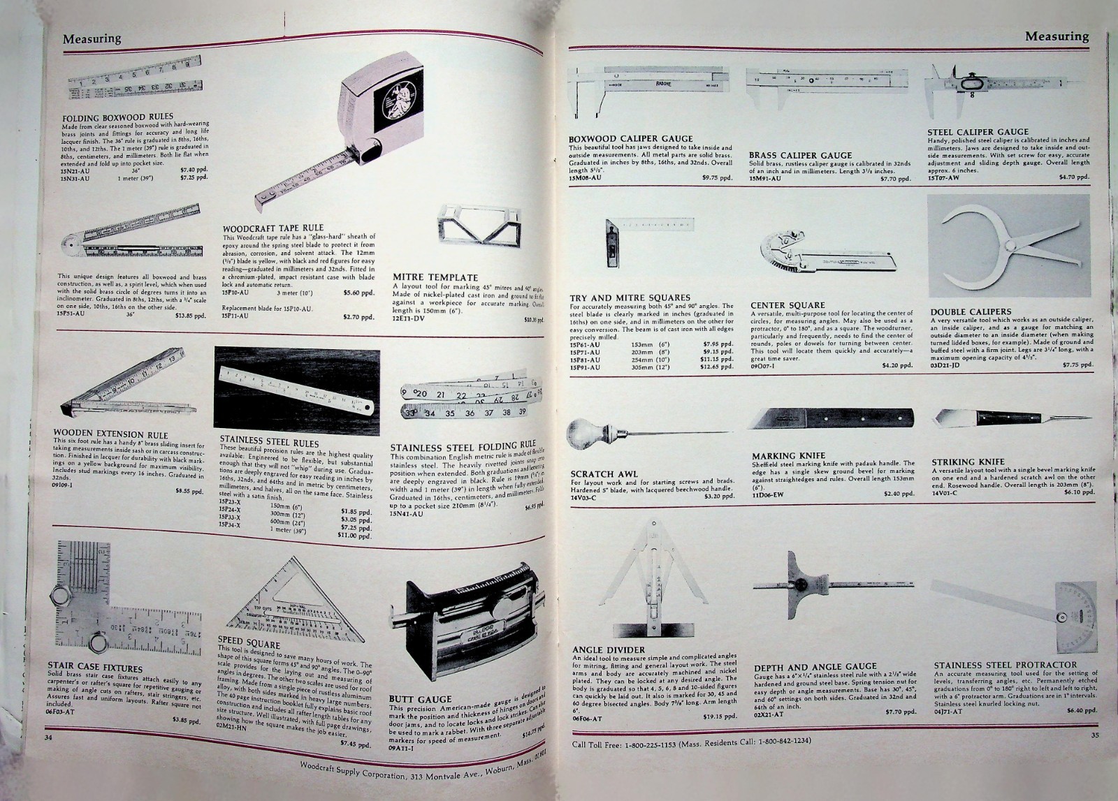Vtg 1979 Woodcraft Woodworking Catalog (114 Pgs.)