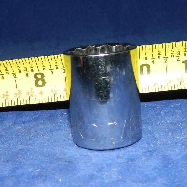 KD 53-3128 USA made 7/8″ SOCKET 1/2″ drive, 12 POINT A174