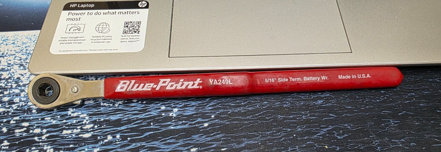 BLUE POINT YA249L 5/16″ Side Battery Terminal Long Ratcheting Wrench
