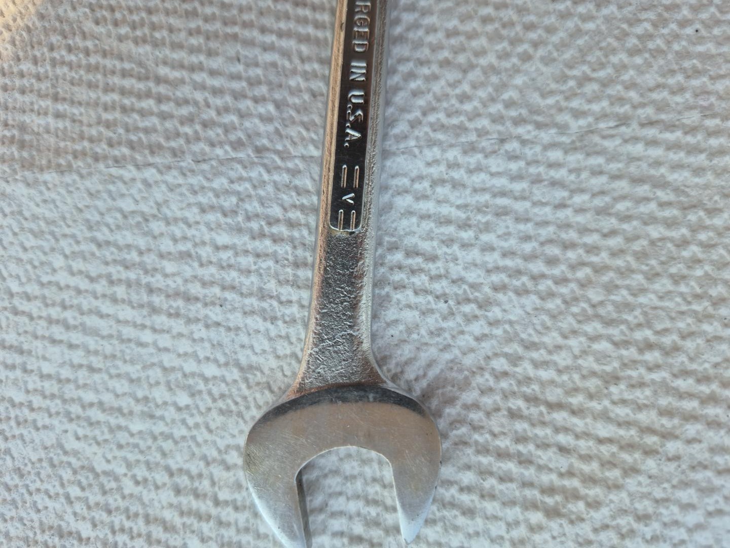 Vintage Craftsman 1/2 x 9/16 Double Open End Wrench =V= Forged USA