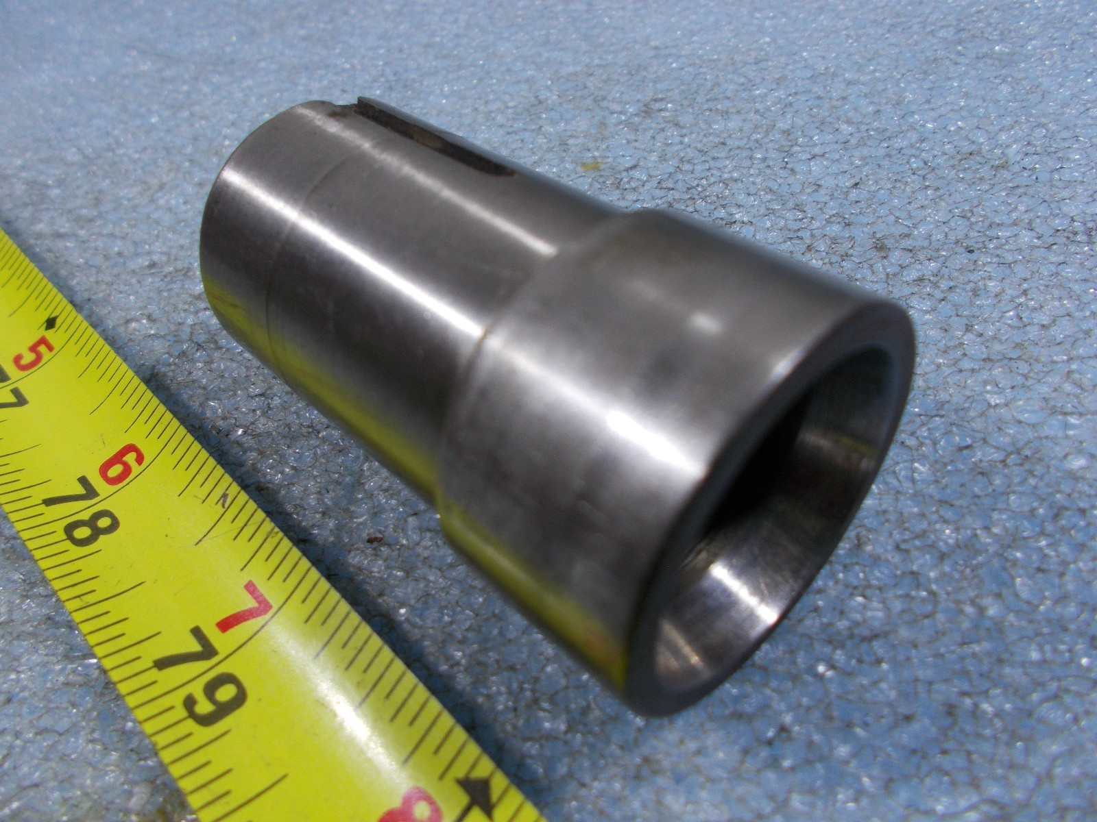 Brown & Sharpe #10 Collet Sleeve 1/2″ Capacity 1-5/32″ Lg OD 1-3/16″ Sm OD 2 PCS