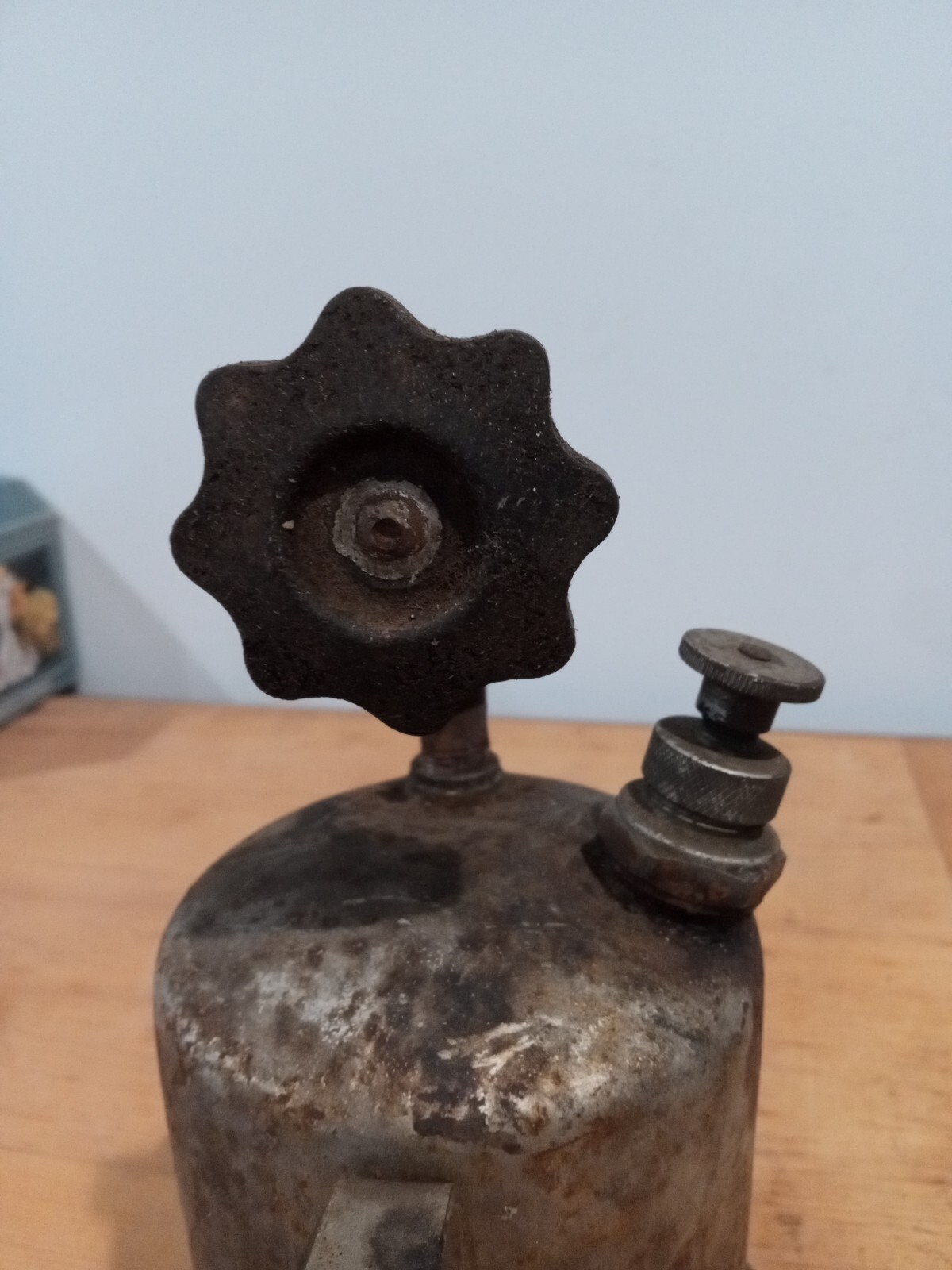 Schaefer & Beyer’s Vintage White Gasoline Blow Torch
