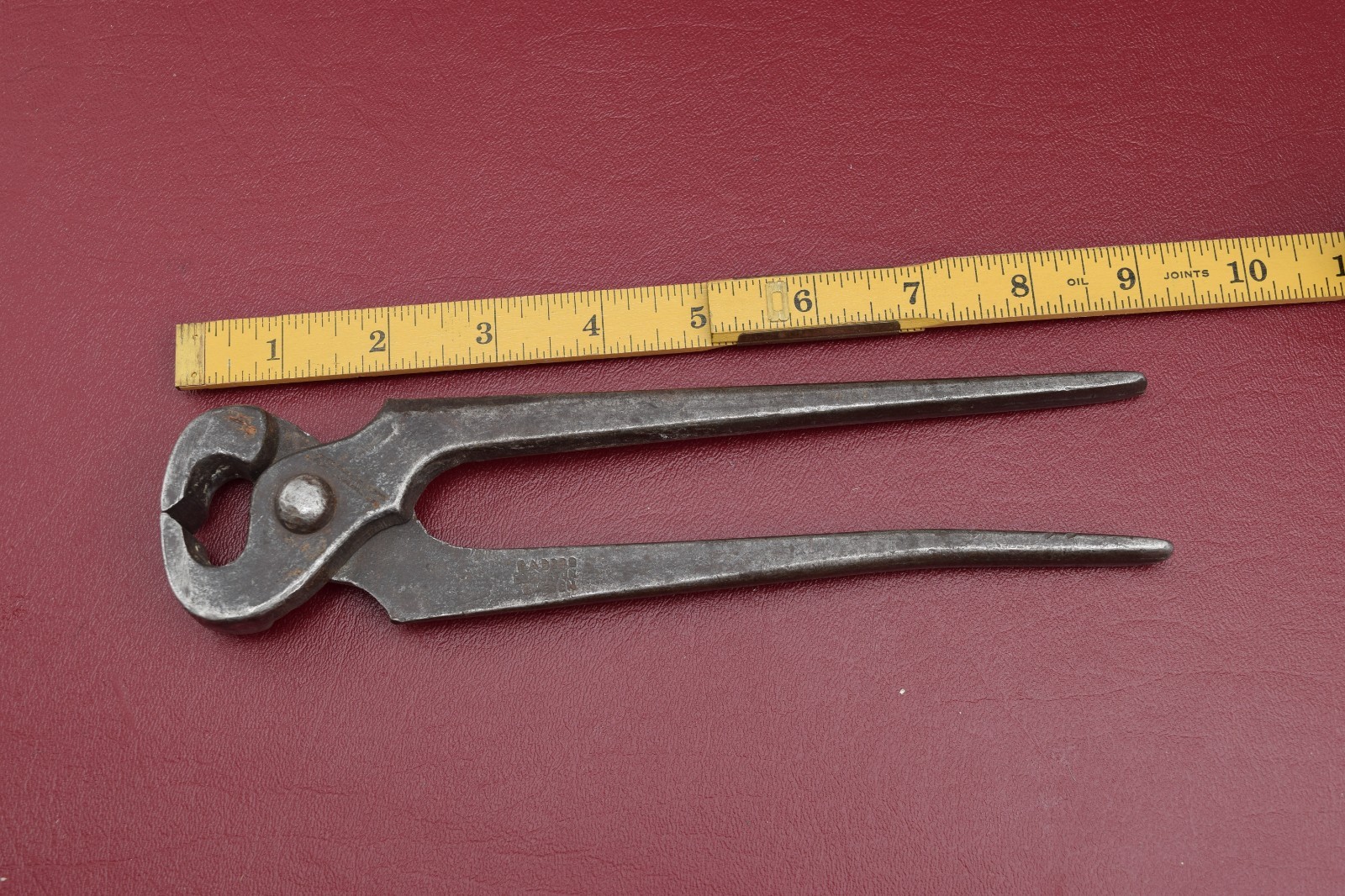 VINTAGE 9″ E.A BERG END CUTTERS NIPPERS CUTTING PLIERS MADE IN SWEDEN 5887