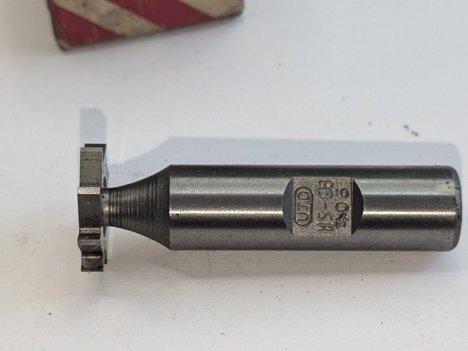 W500 Woodruff Key Seat Cutter, Union Twist Drill Co. No.408 High Speed Steel