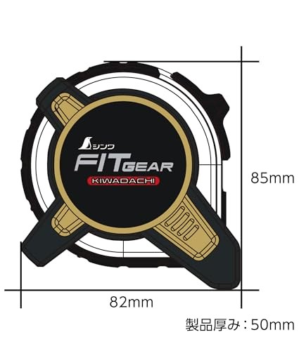 Shinwa Sokutei Convex Fit Gear Meter 25-7.0m JIS 81129 NEW