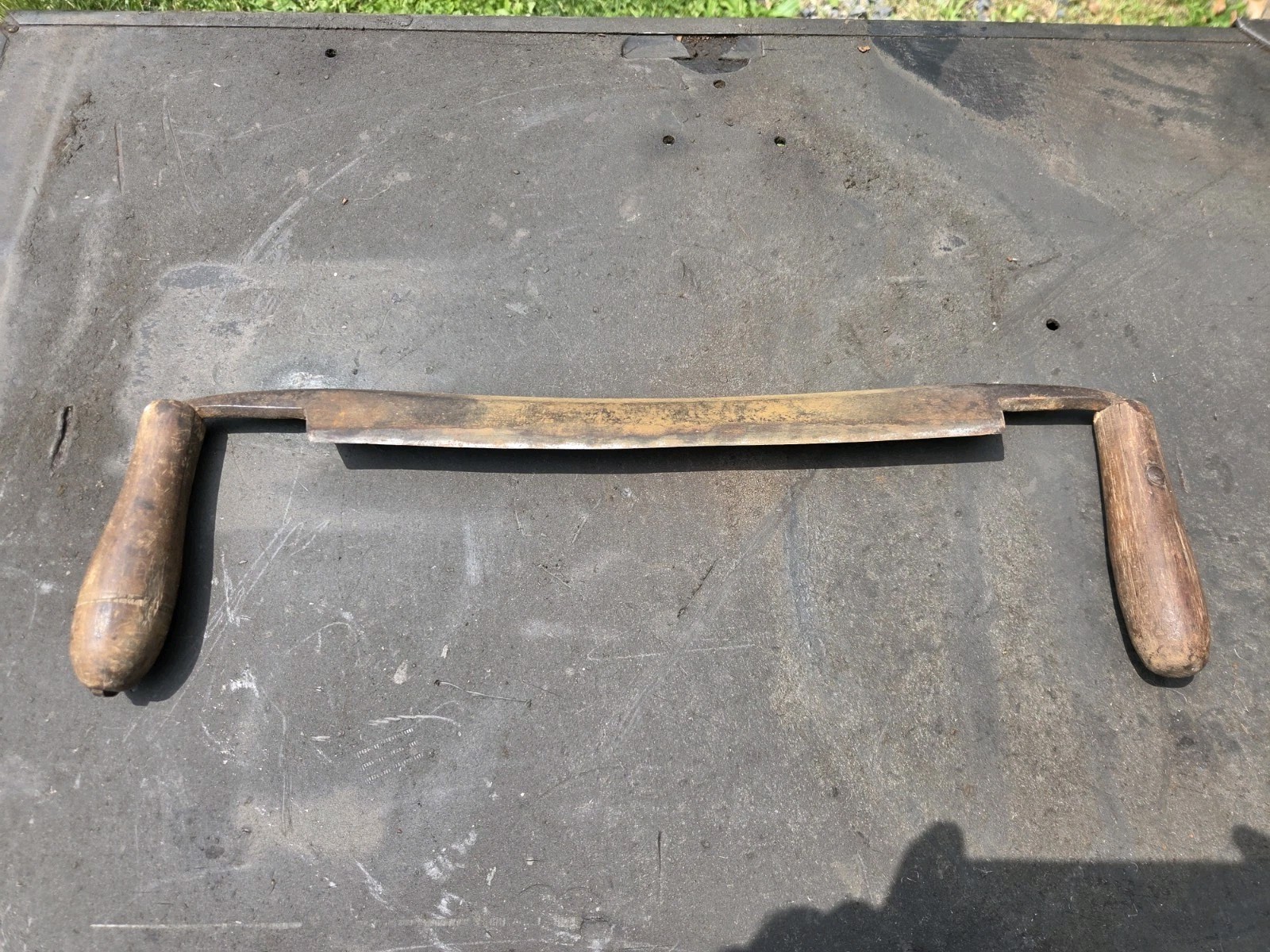 Antique W. BRADY Carpenter’s DRAW KNIFE See All Details And Pictures
