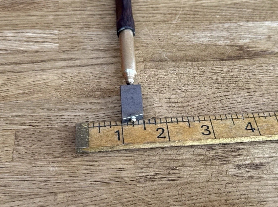 Vintage 8” Marples & Sons Special Diamond Tip Rosewood Glass Cutter Old Tool