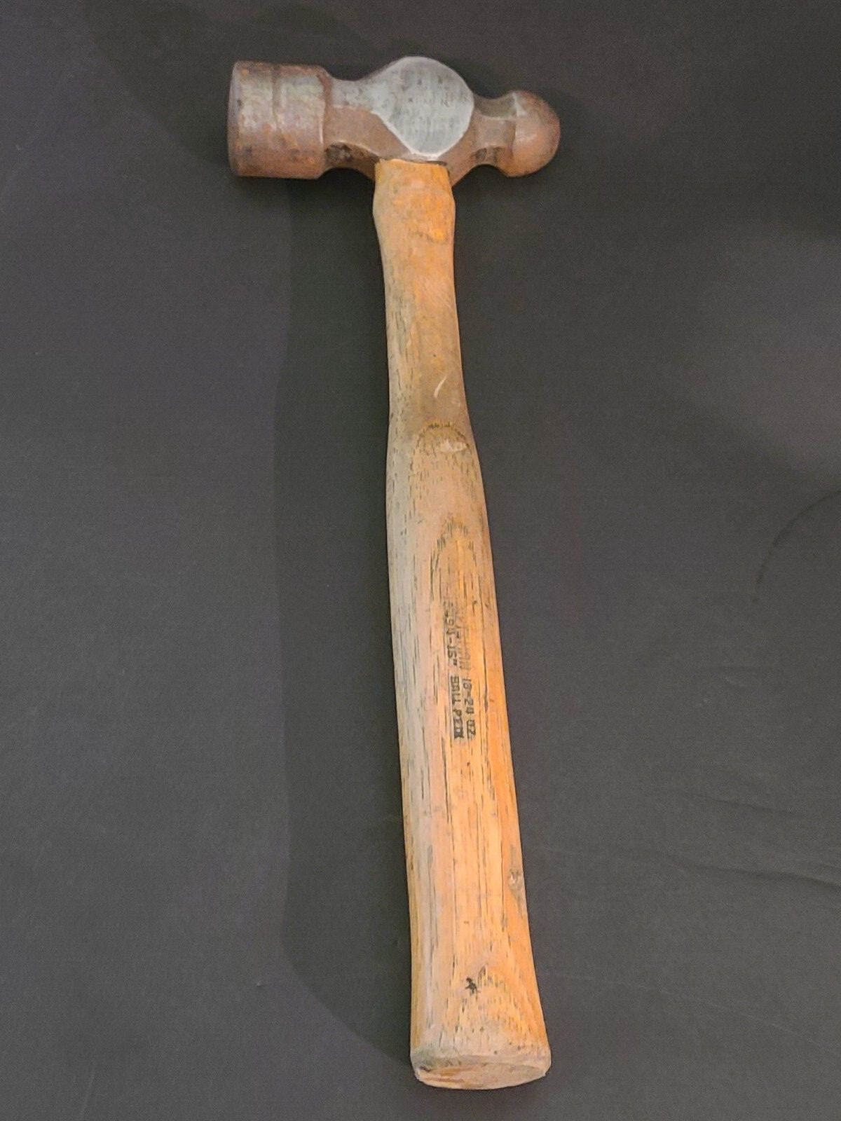 Vintage Champion DeArment Ball Peen Hammer, 28 Ounces, 16 Inch Handle