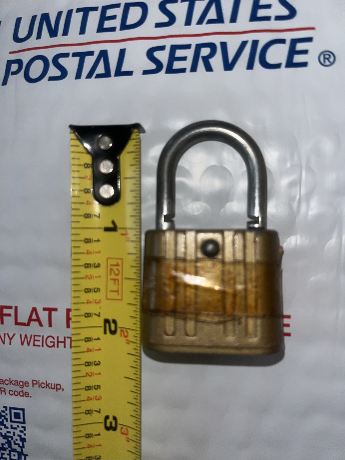 Corbin Sesamee 3 Spin Combination Padlock Mid Century Atomic Small Lock Vintage