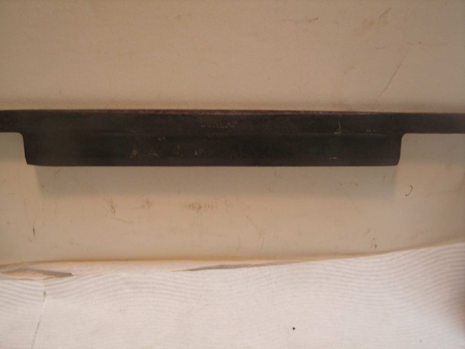 Vintage Dunlap 8 inch Draw Knife Wood Handles With Metal Caps. VERY OLD!