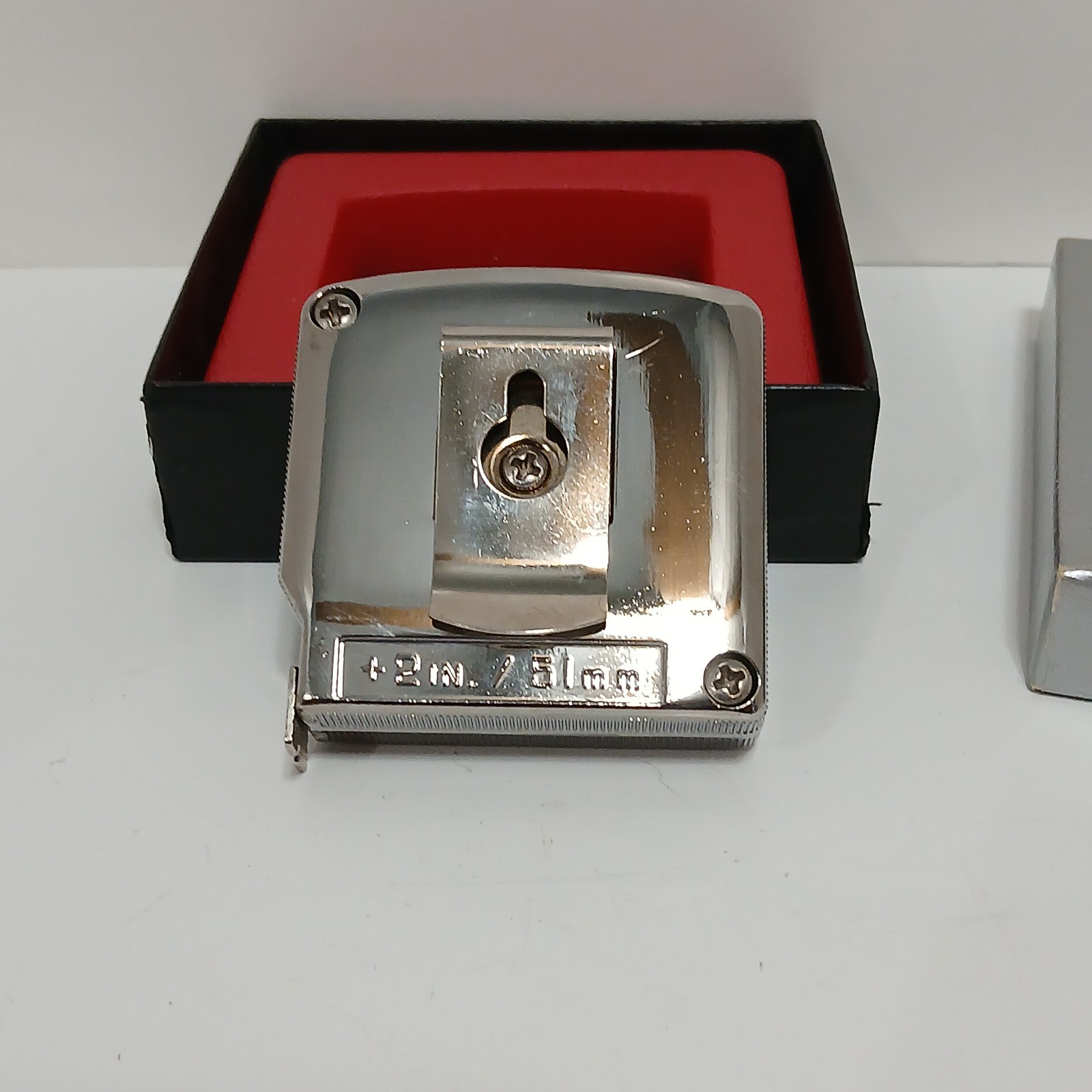 Lufkin Vintage Tape Measure 8ft. James F . Wild Inc. Auto Parts. NEW IN BOX