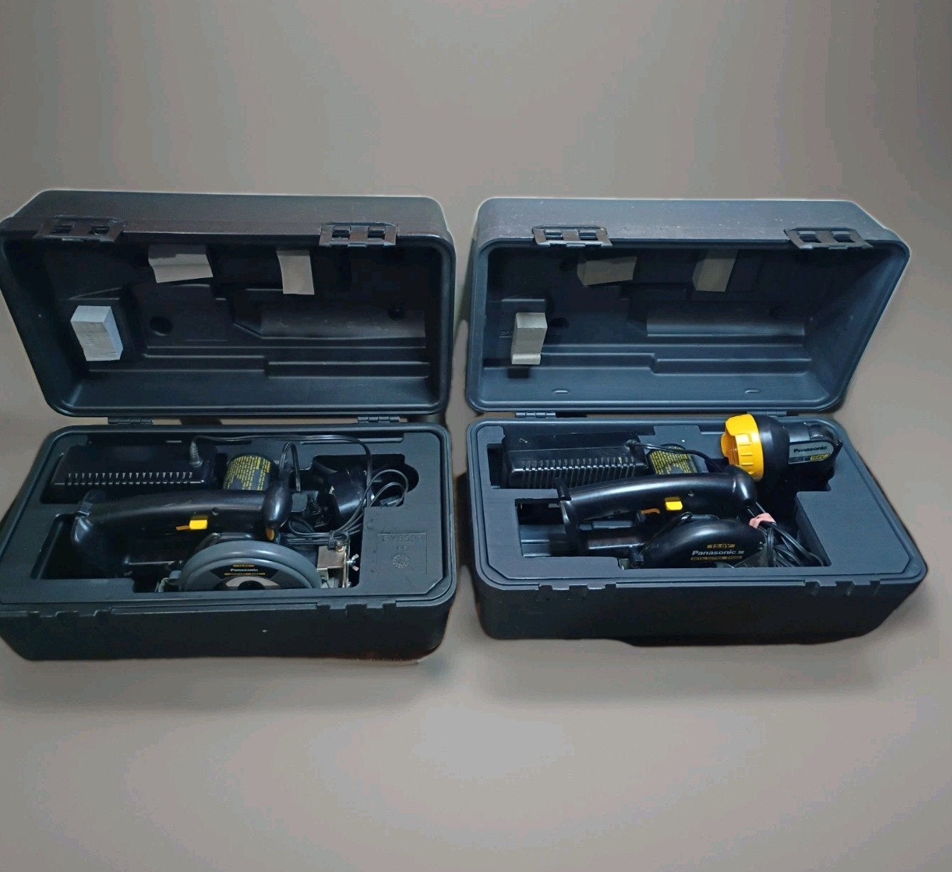 Panasonic 15.6V Cordless Saw Duo – EY3530 Metal & EY3531 Wood – 1 Batt, 2 Charg