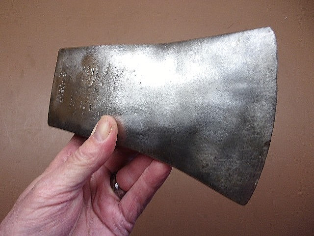 SPEAR & JACKSON 3 Lb. Axe Head 7 1/2″ x 4 1/4″ Made in England S & J Crown Logo