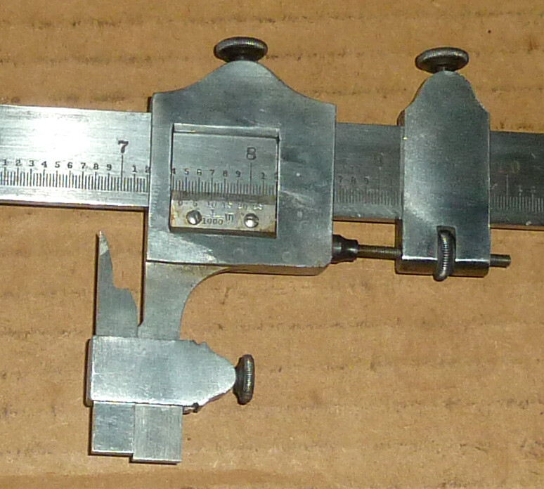 Vintage Starrett 12″ Vernier Height Gauge,Gage,No.454,Old Machinist Tool,USA