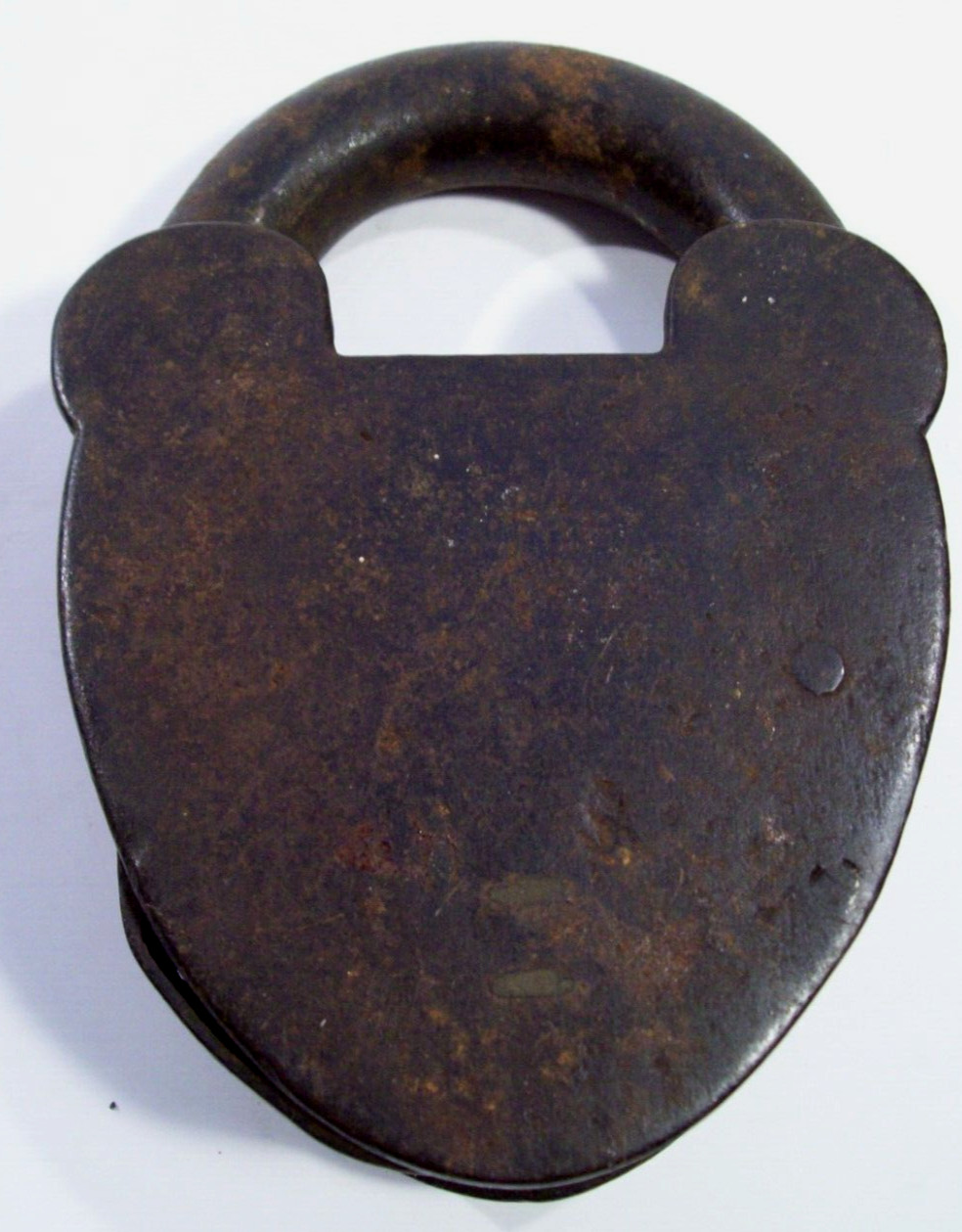 Vintage V.R. Barrons Secure Patent Large Padlock, No Key, Open, Crown Mark
