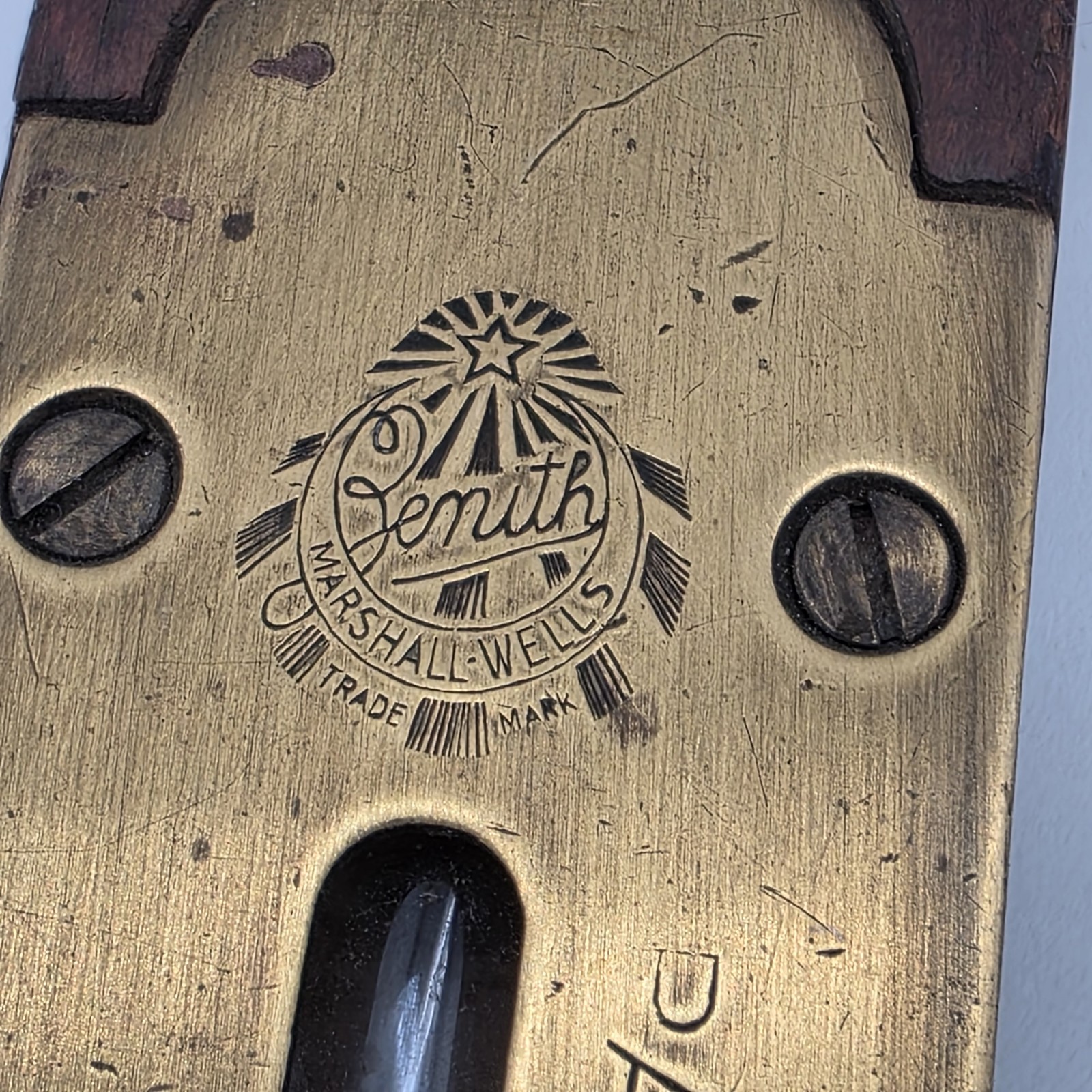1912 Zenith Marshall Wells 12″ Wooden Level Oct-29-1912