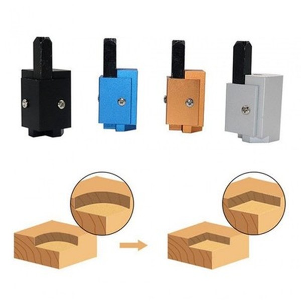 Corner Chisel Durable Woodcraft Equipment Metal Cutting Wood Blue for Woodworker