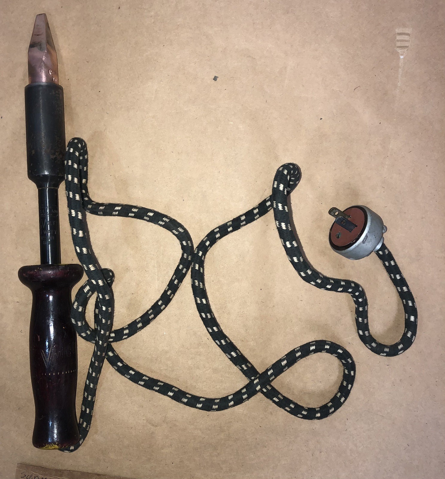 Vintage VULCAN SOLDERING IRON #50 HEAVY DUTY 110-120 VOLTS 130 WATTS #50 Tip