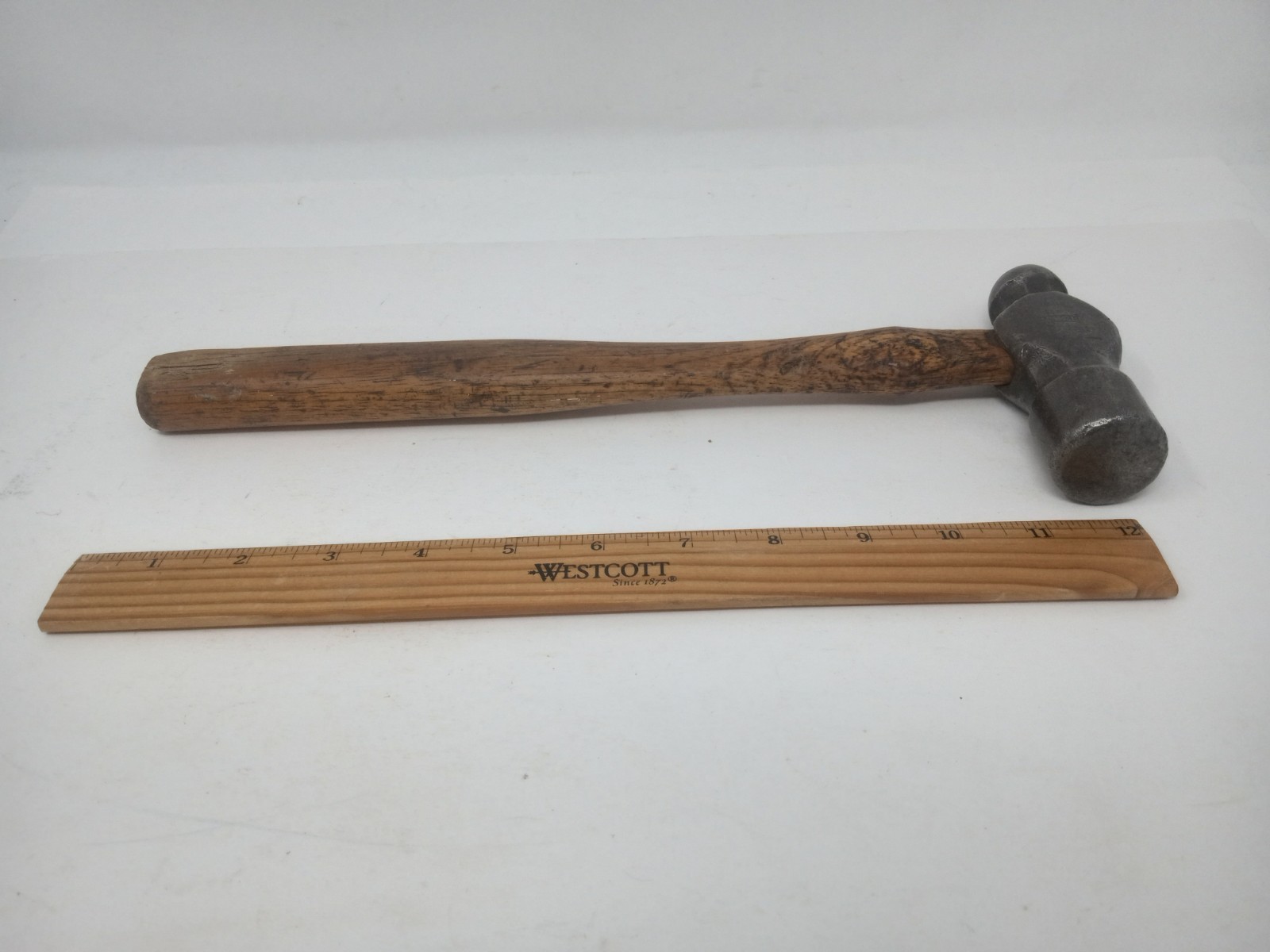 Vintage Plumb Ball Peen Hammer 1 lb. 7.4 oz. Overall USA