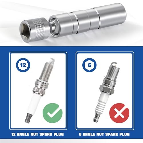 14mm & 16mm Spark Plug Socket, 3/8-inch Drive 12 Points 1mm Thin Wall Spark