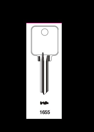 TWO KEY BLANKS FIT MEDECO LOCKS #1655 FIRE KING 5-PIN BLANK