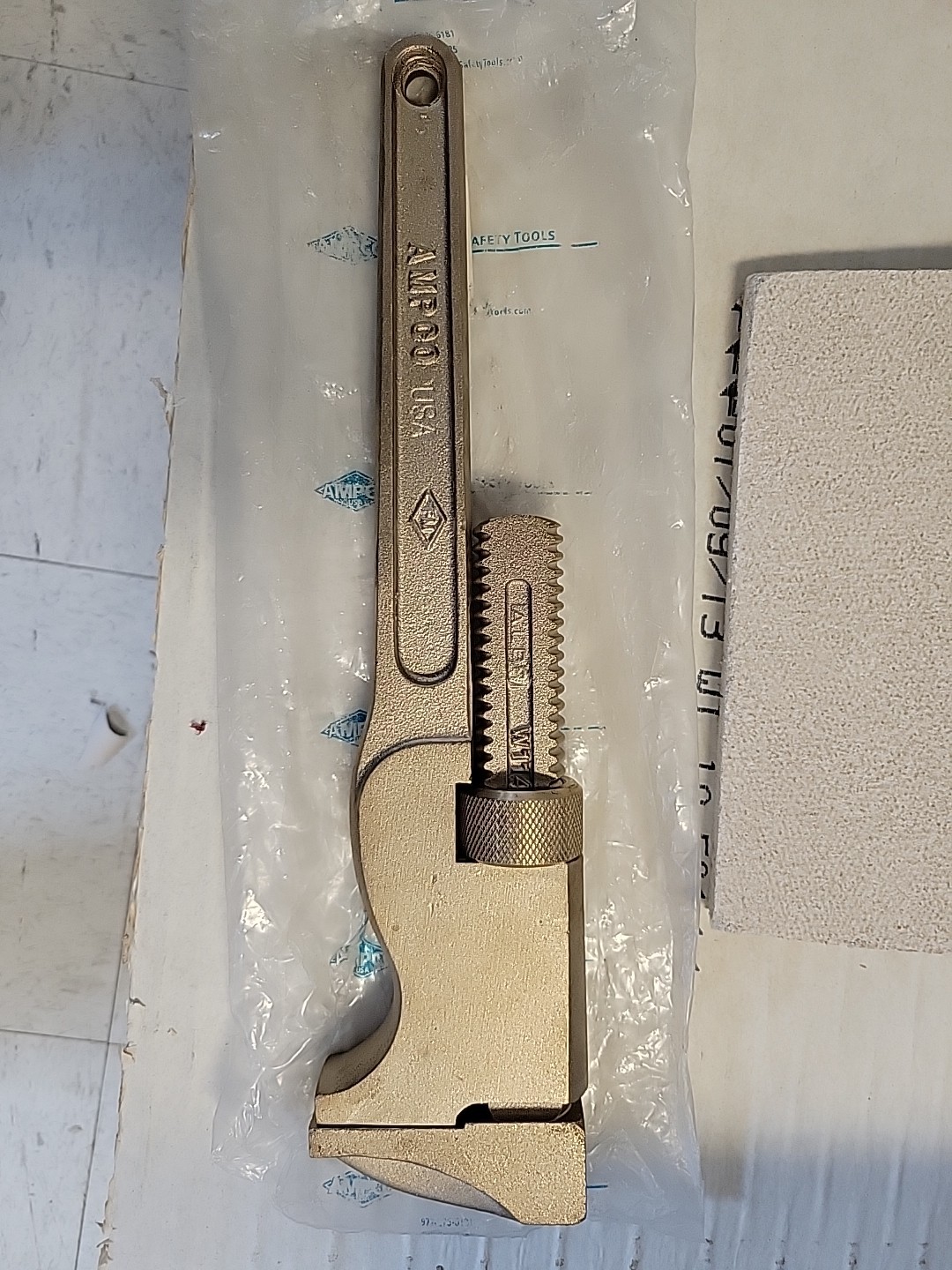 Ampco Monkey Wrench 14in W1148 Aluminum Nickel Bronze
