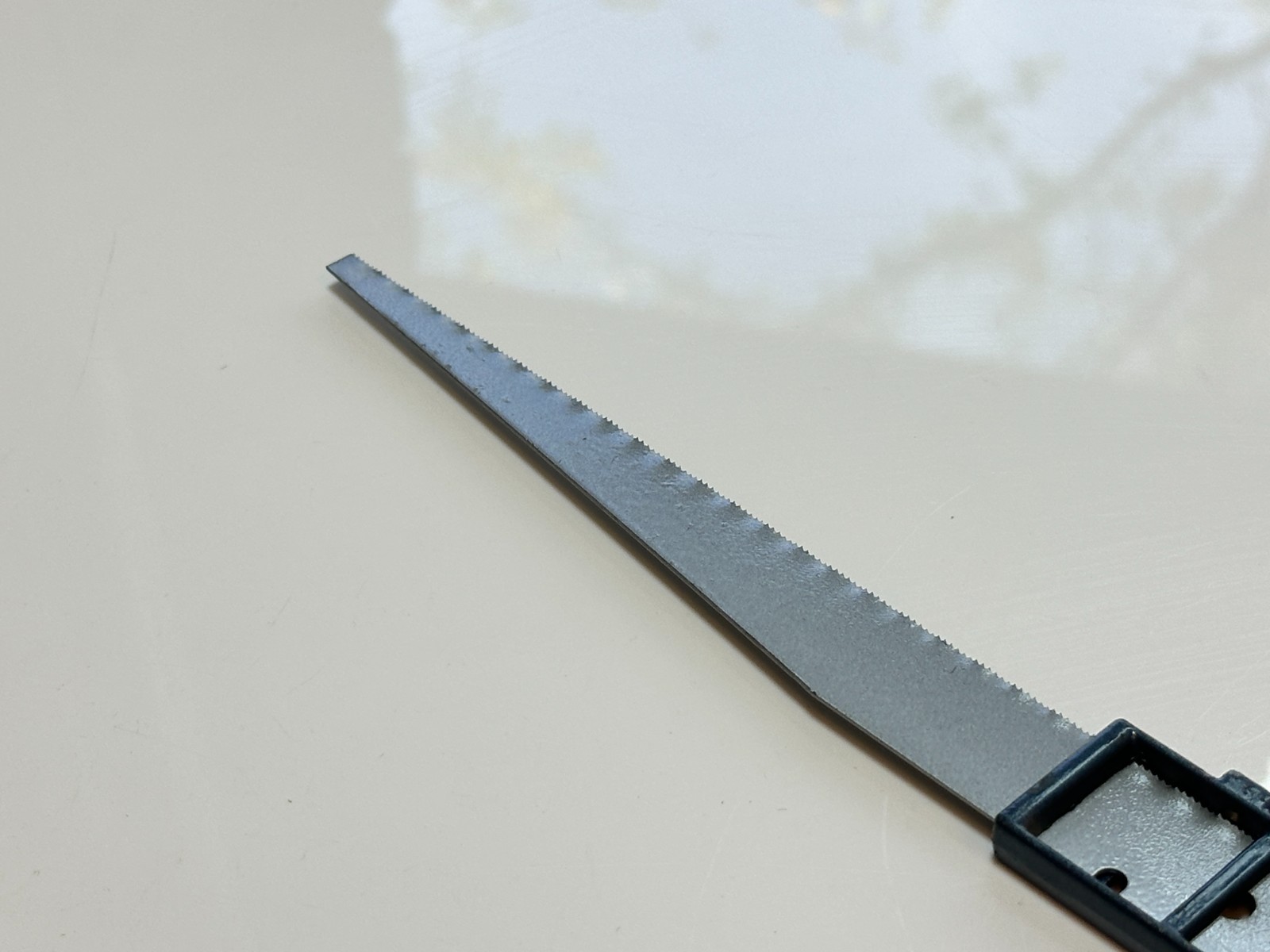 NOS Great Neck Saw Mfrs. Inc. No. 75 Saw, Pistol Grip Grey Metal Handle, 10″ OL