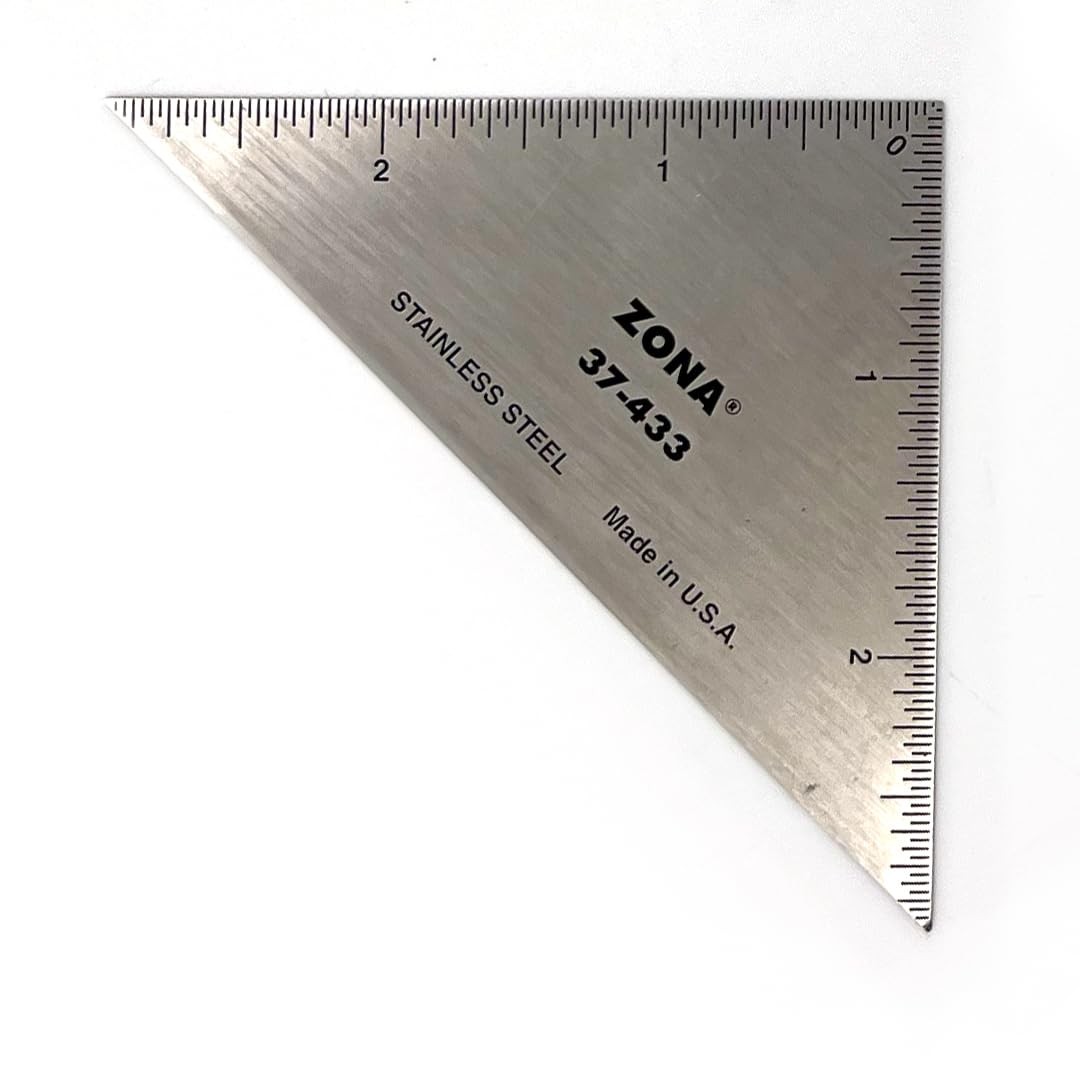 Zona – 37-433 Triangle, Stainless Steel, 3-Inch Grey